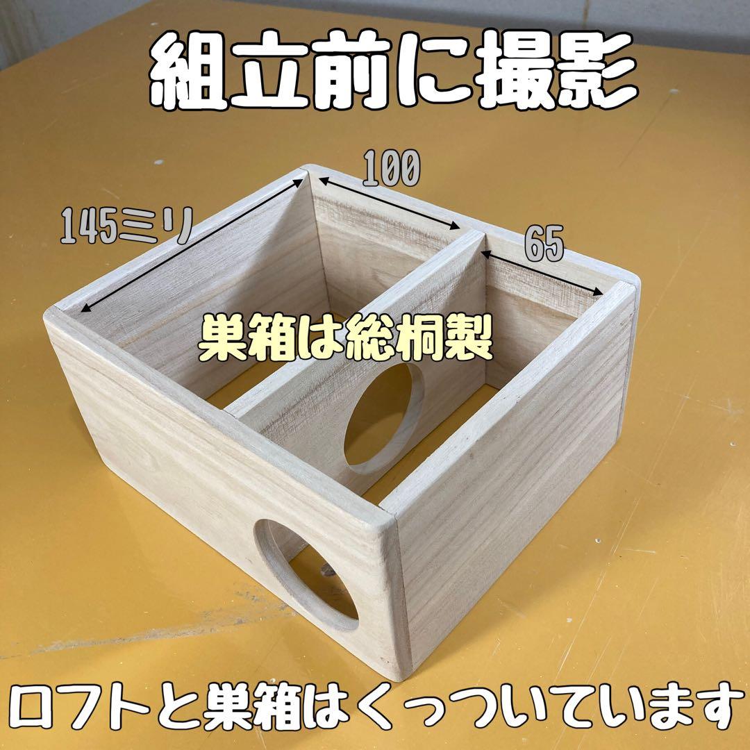 タンタン　ハムスター　ルーミィ60用　ロフト巣箱
