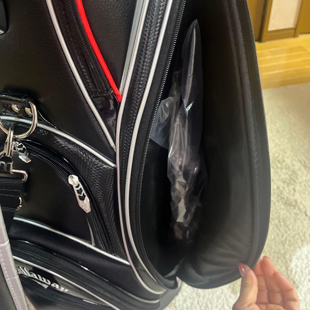 Callaway XHOT ゴルフキャディバッグ ブラック/レッド