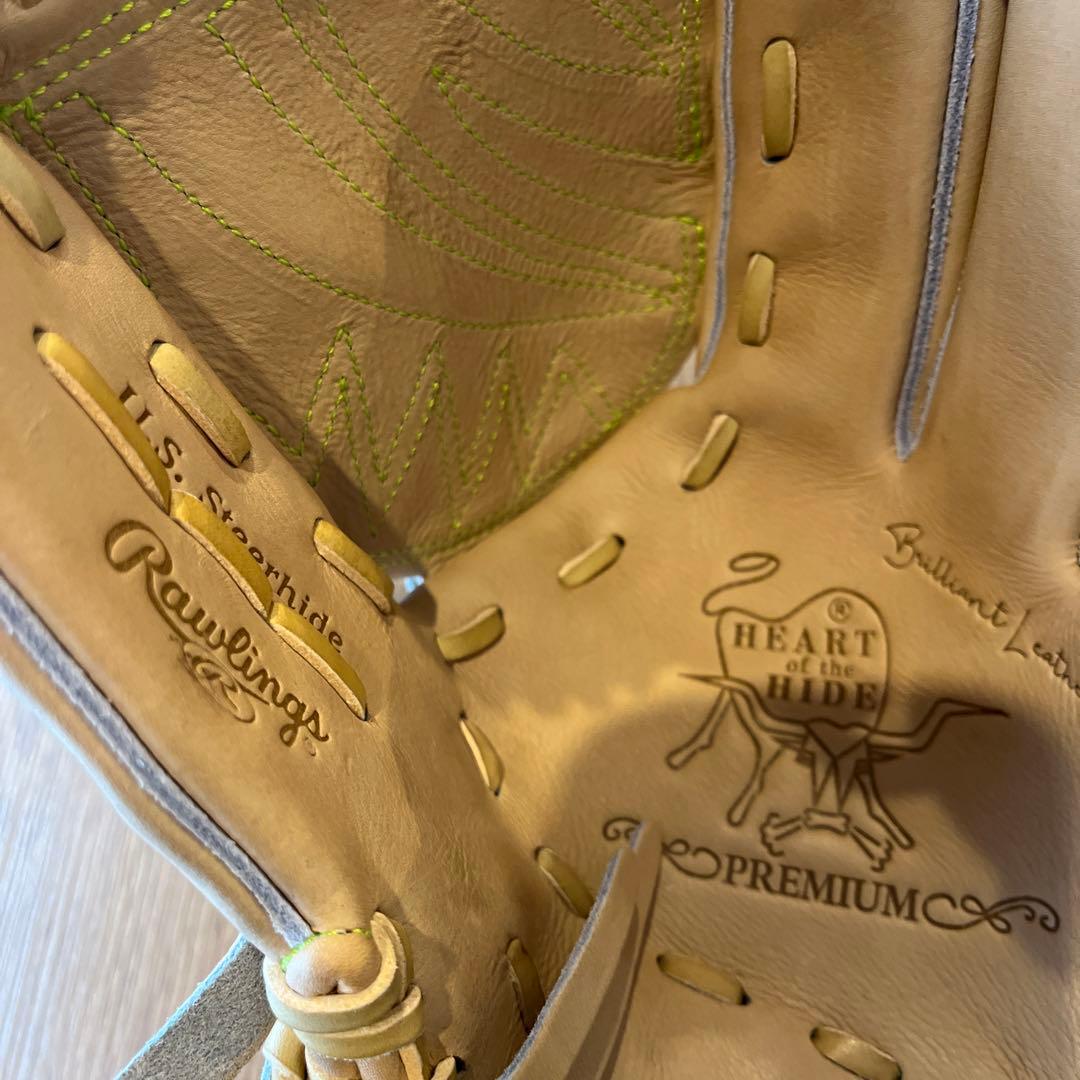 新品 値下げ中 ローリングス 硬式投手用 Aキャメル