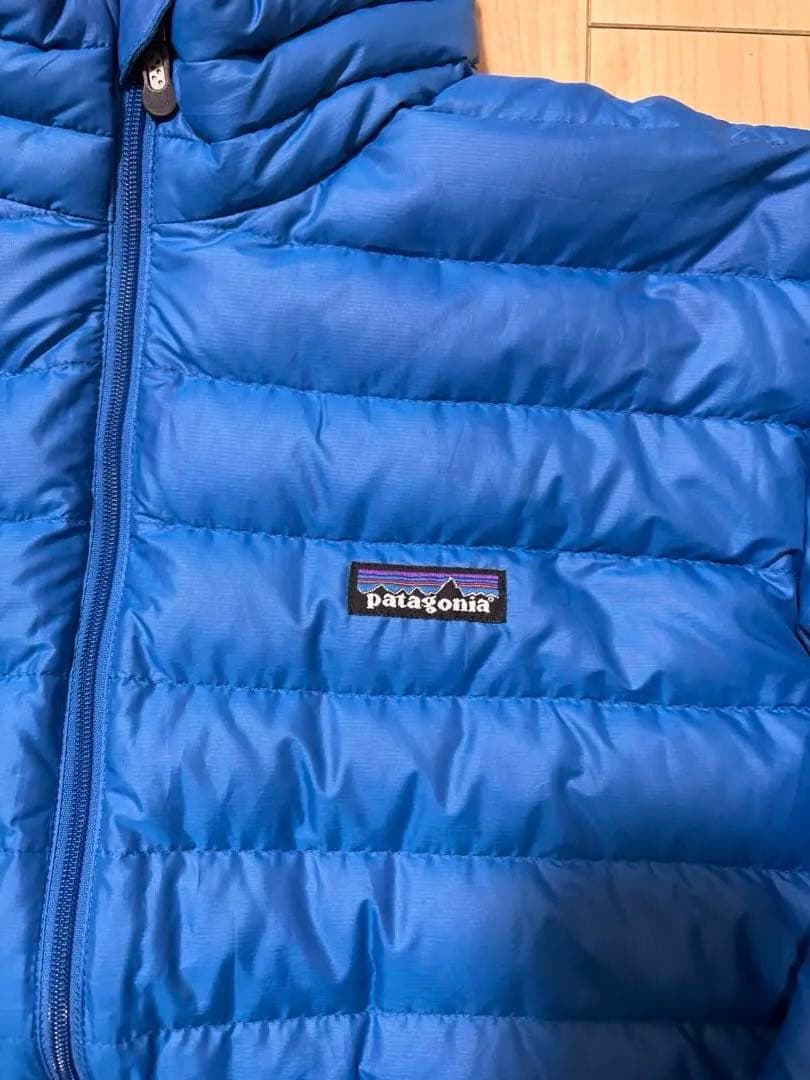 パタゴニア ダウンジャケット ブルー　M