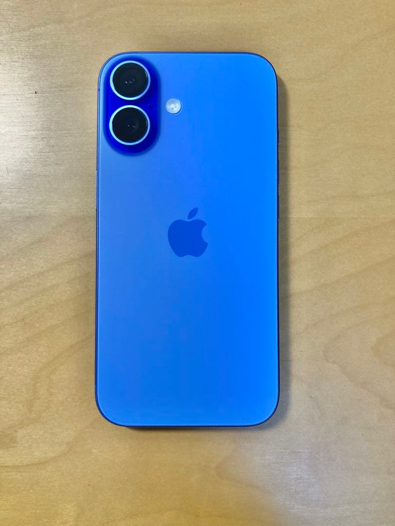 iPhone16 ウルトラマリン 128GB バッテリー最大容量100％