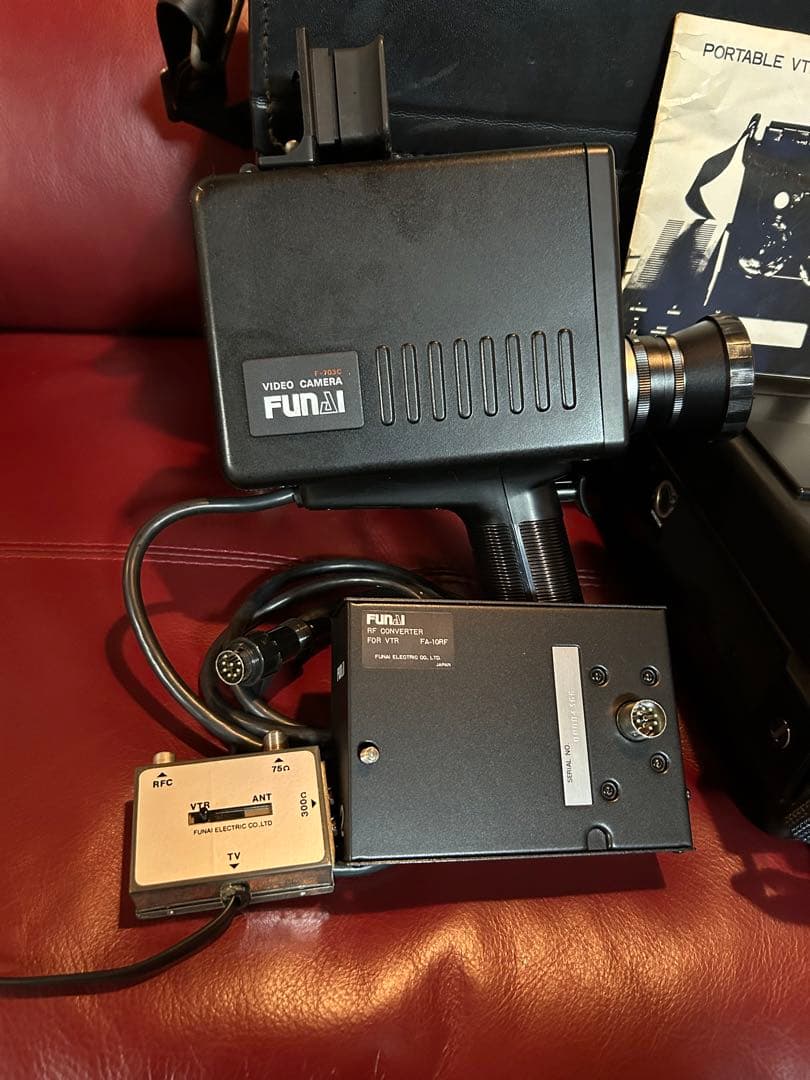 フナイ ポータブル VTR F-703V レトロ　カメラ