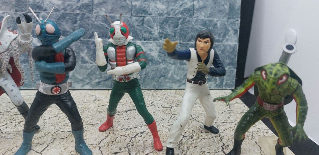 仮面ライダー　かりうむ仮面ライダーリペイントフィギュア6種