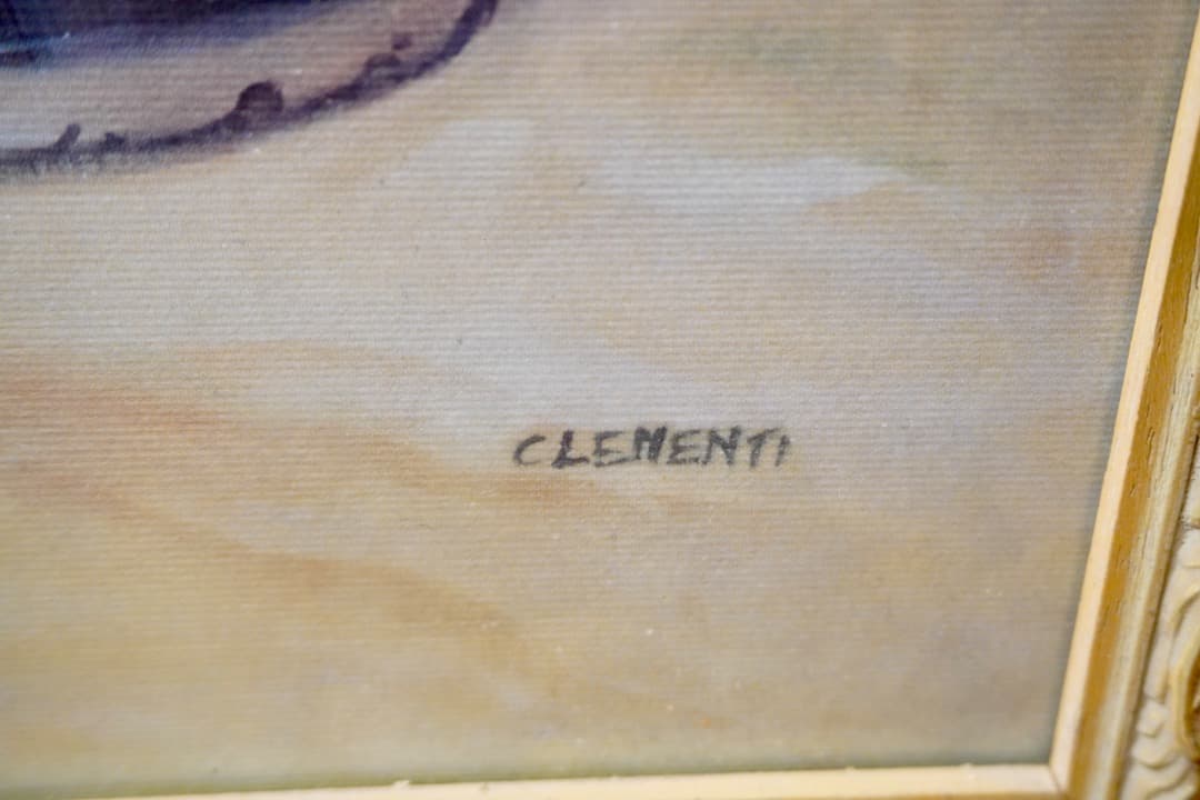 イタリア製 アートワーク アンティークゴールド フレーム