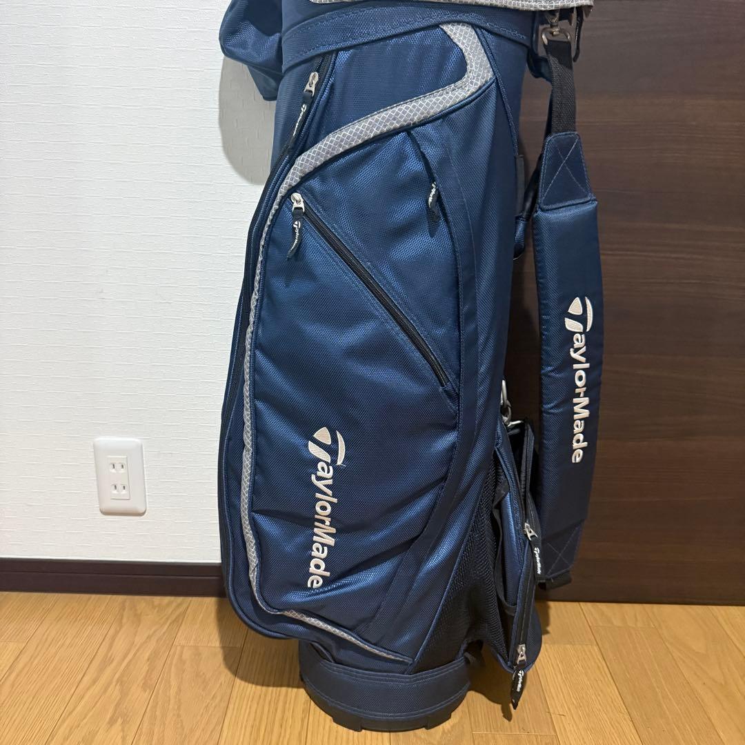 TaylorMade キャディバッグ ゴルフバッグ ネイビー