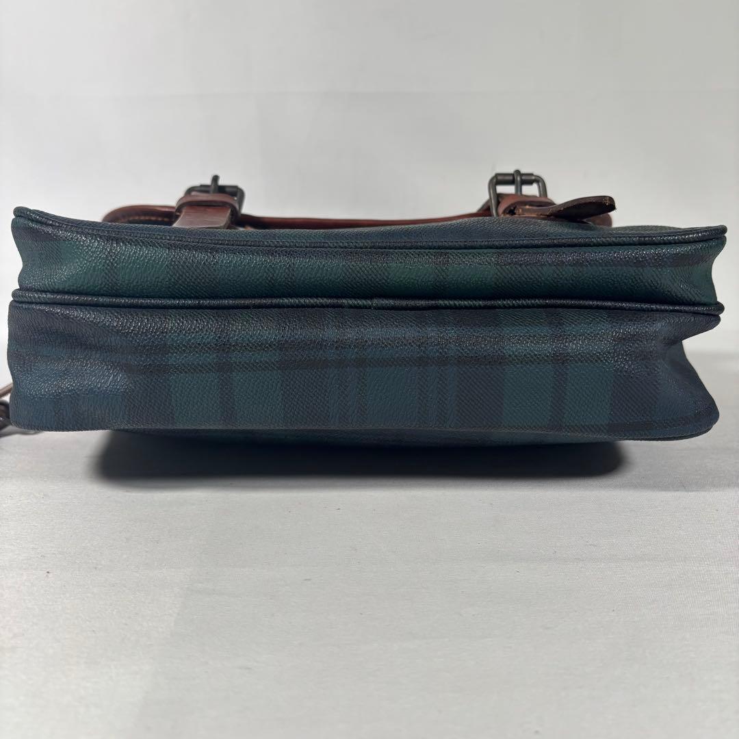 ポロラルフローレン メッセンジャーバッグ 斜め掛け ブラックウォッチ チェック