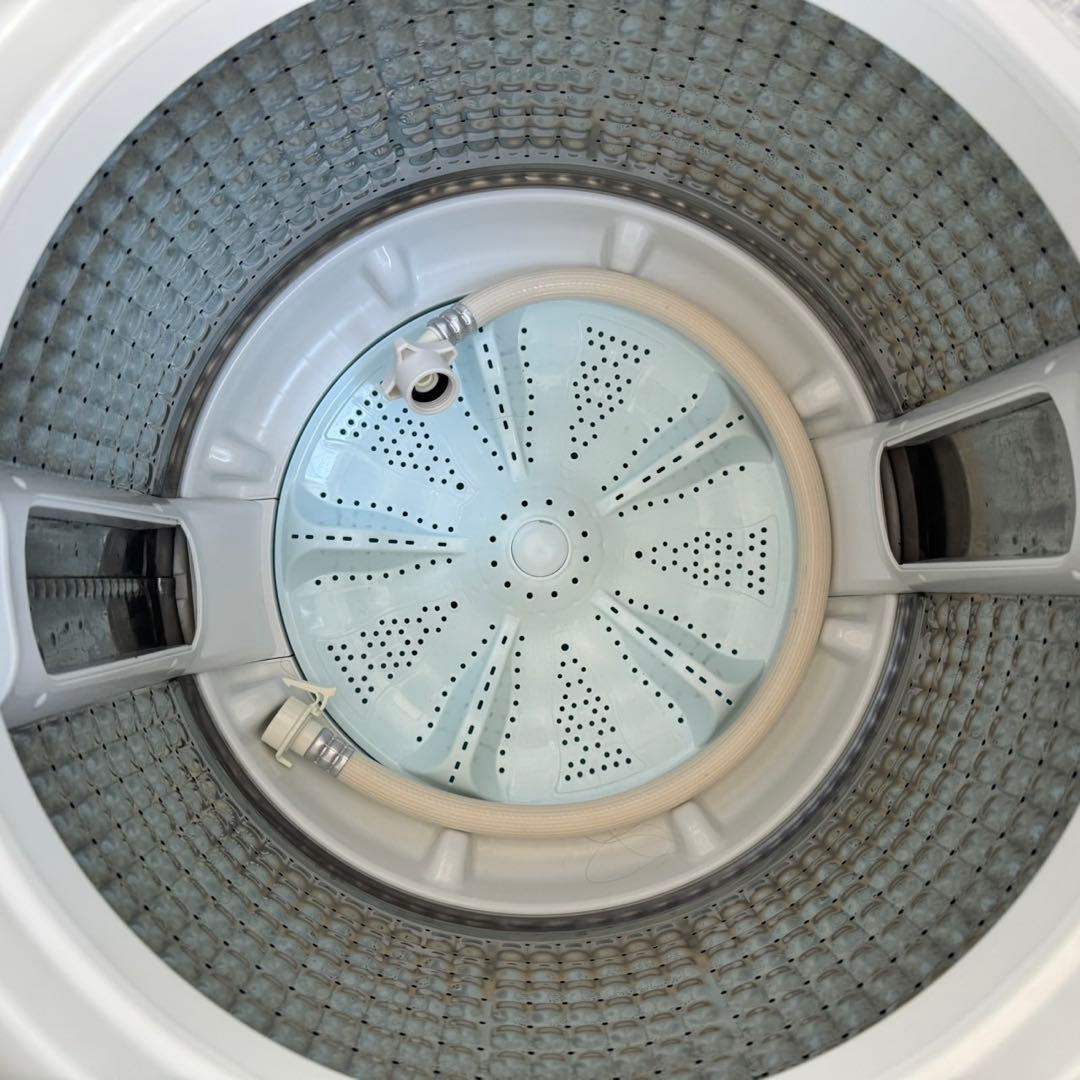 55⭐️2022年製★アクア　洗濯機 インバーター　7KG 一人暮らし　ガラス扉