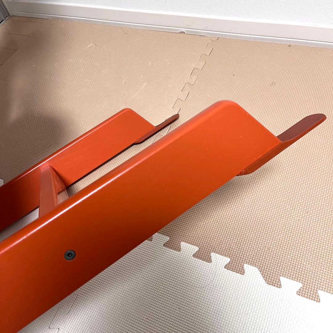 【美品】No.4　ストッケ　トリップトラップ　オレンジ　ベビーセット付き