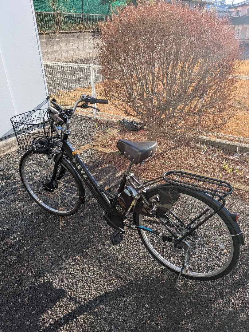 【直接引取限定】電動アシスト自転車　後輪タイヤ、チェーン類新品　バッテリー3つ