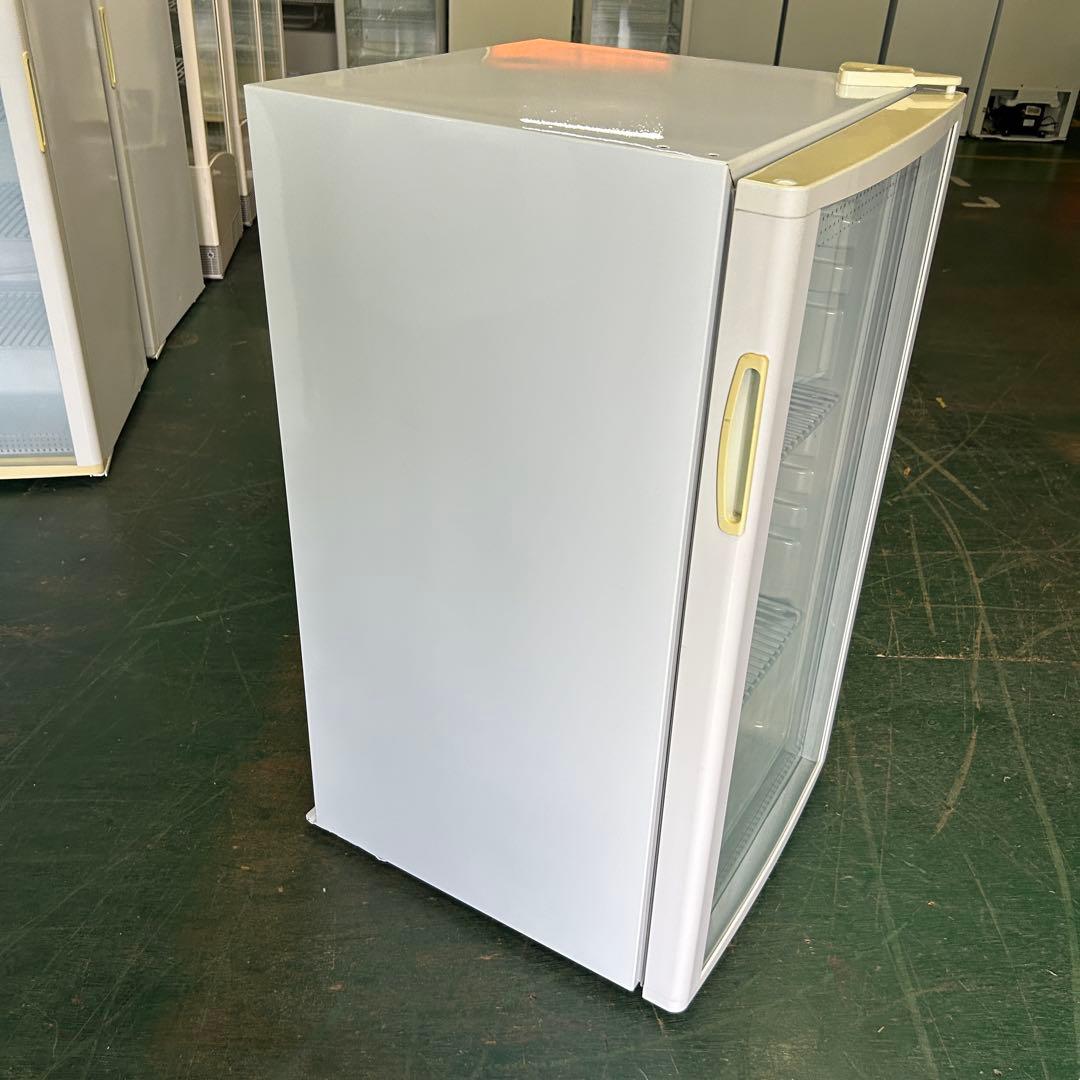 134業務用 冷蔵ショーケース オフィスコンビニ XW-105 左右開き 小型