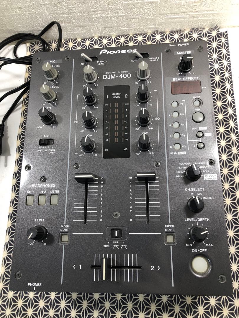 pioneer dj パイオニア　DJM-400 縦横フェーダーメンテナンス