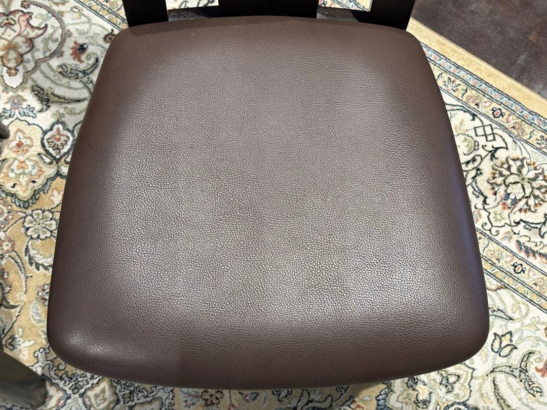 ③karimoku カリモク ダイニングチェア リビングチェア 合皮レザー YN