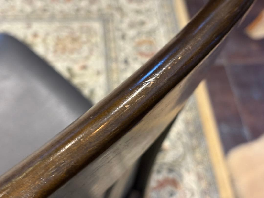 ③karimoku カリモク ダイニングチェア リビングチェア 合皮レザー YN