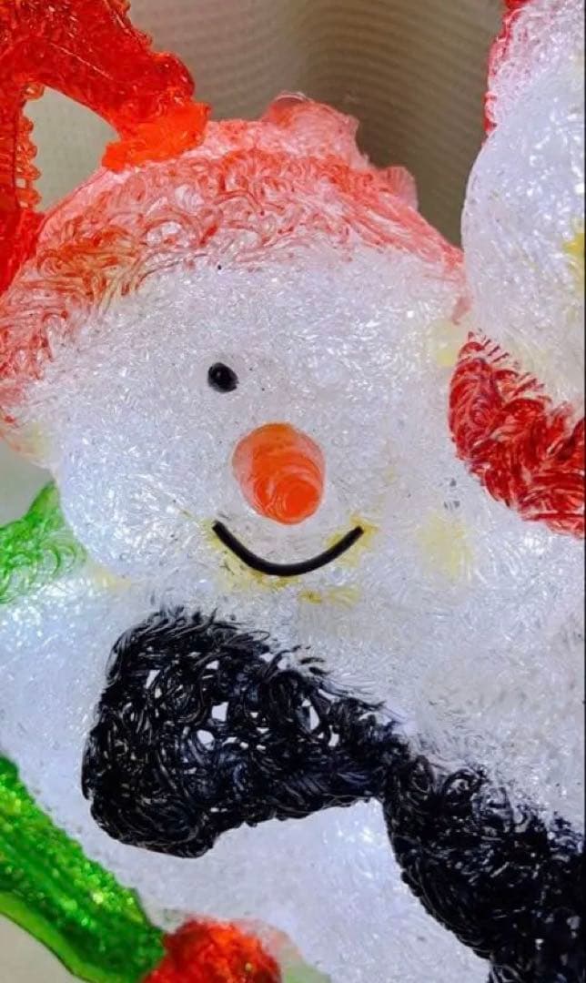 ‼️値下げ　LED ブリリアントモチーフ スノーマンリース