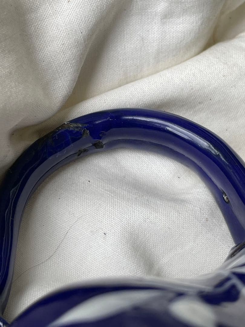 フランス　アンティーク　ホーロー　ティー　ポット　コーヒー　ポット　手書き　レア