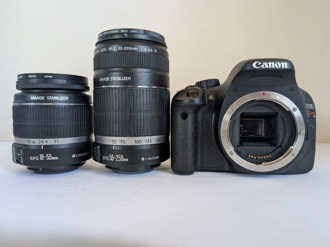 【ショット数 3286枚】Canon EOS kiss X4 ダブルレンズセット