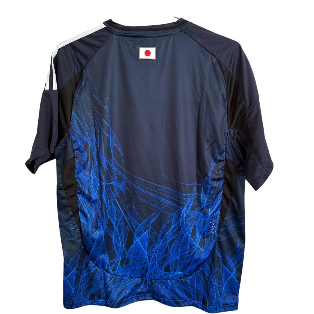 サッカー観戦に❤️Y-3 サッカーウェア ユニフォーム 青 Lサイズ