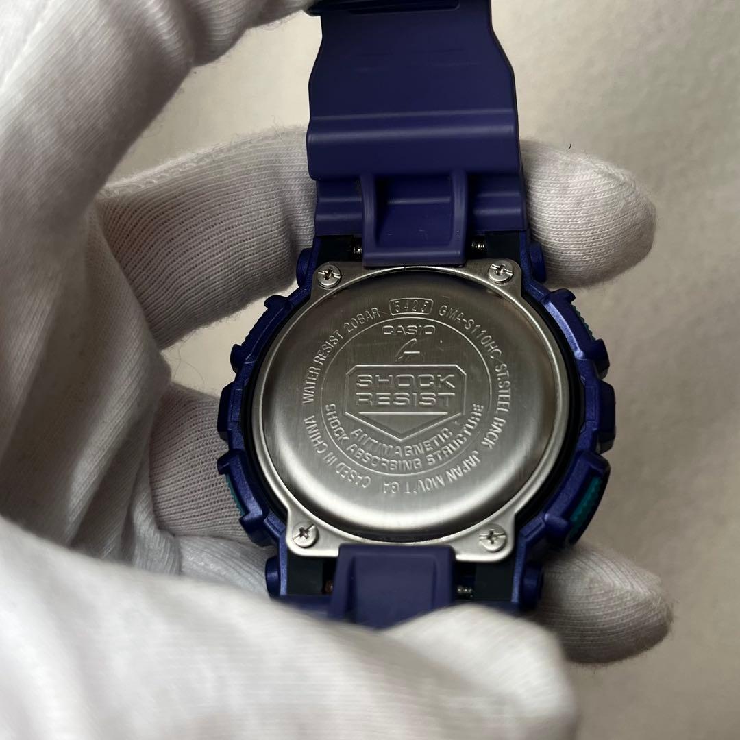 ジ*ン様 極美品 G-SHOCK GMA-S110HC パープル 希少 電池新品