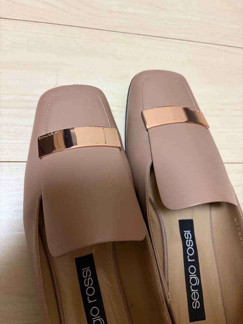 sergio rossi ベージュ 38.5