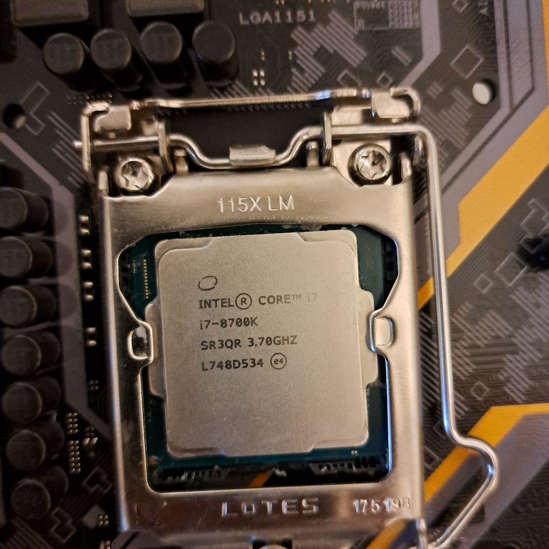 【動作品】ASUS TUF Z370-PLUS GAMING とi7-8700K