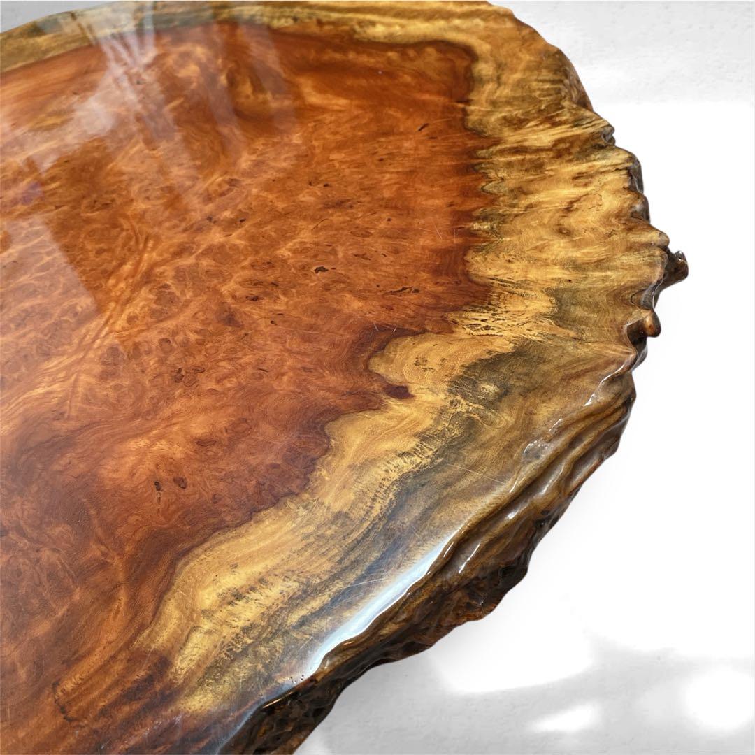 ✨送料込み✨ 花梨 座卓 一枚板 テーブル 天然木 高級 84cm×76cm