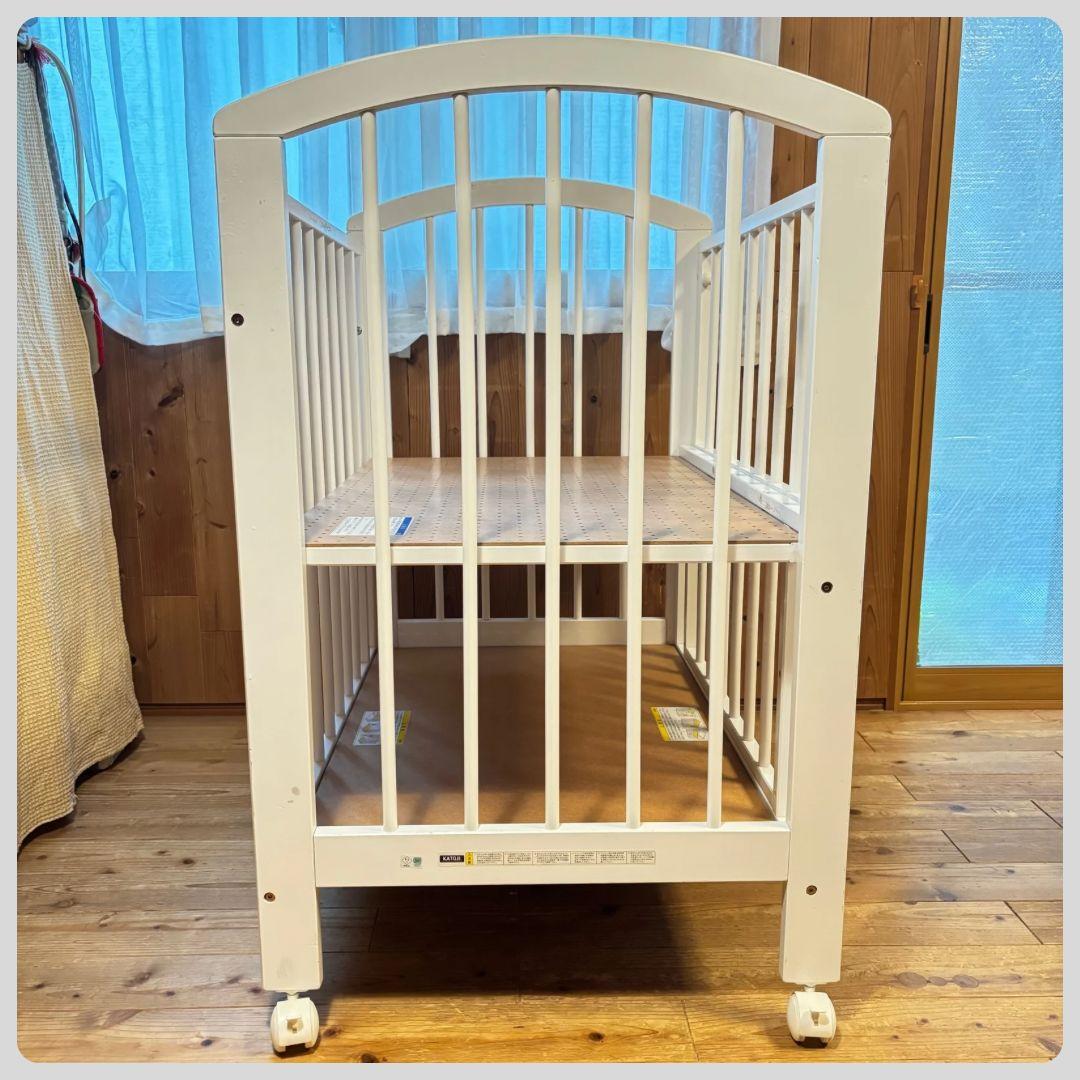 カトージ　ベビーベッド ミニ立ちベッド⭐︎