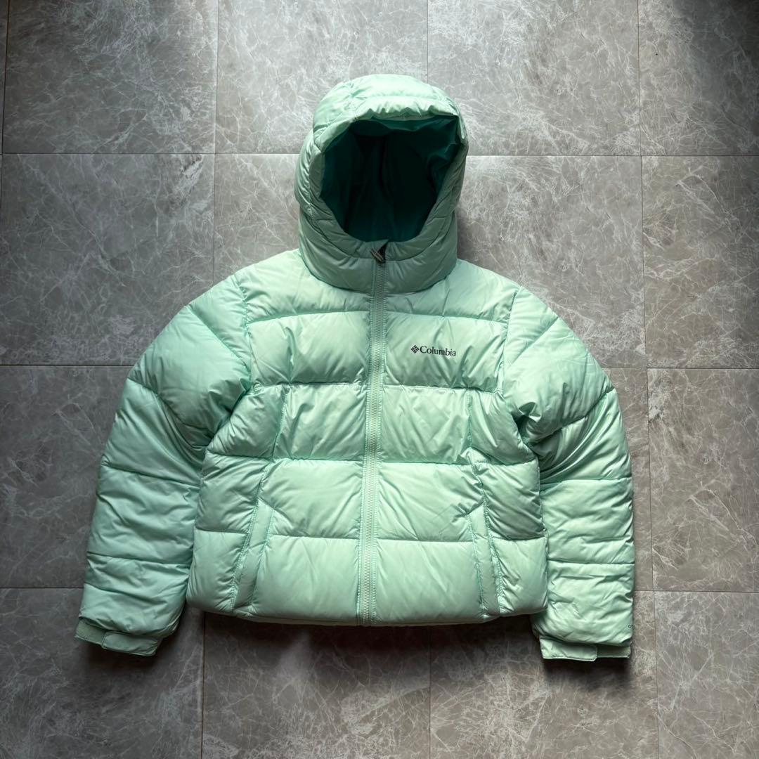 【超美品‼️】Columbia ダウンジャケット ライトグリーン M