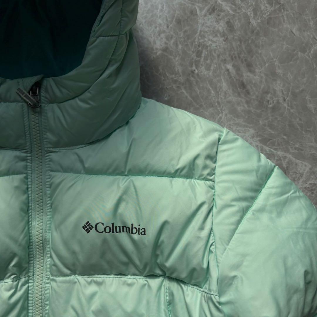【超美品‼️】Columbia ダウンジャケット ライトグリーン M