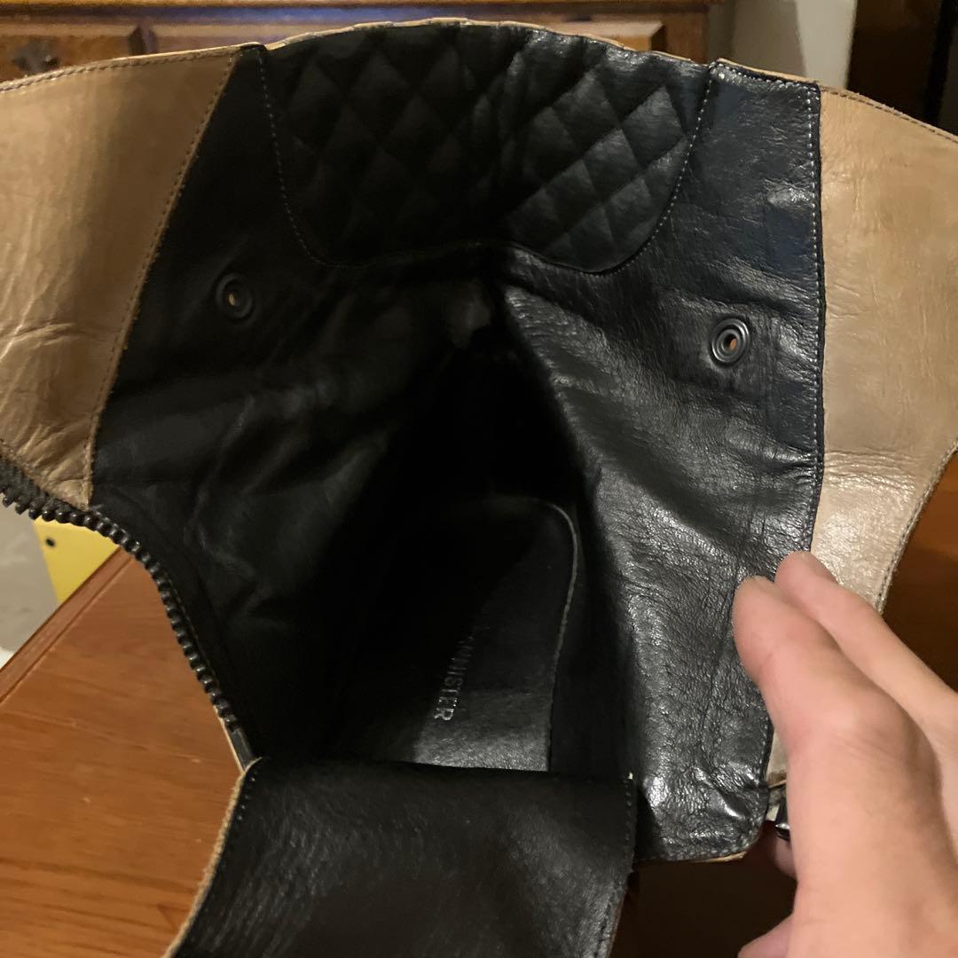 アルフレッドバニスター ライダースブーツ ベージュ