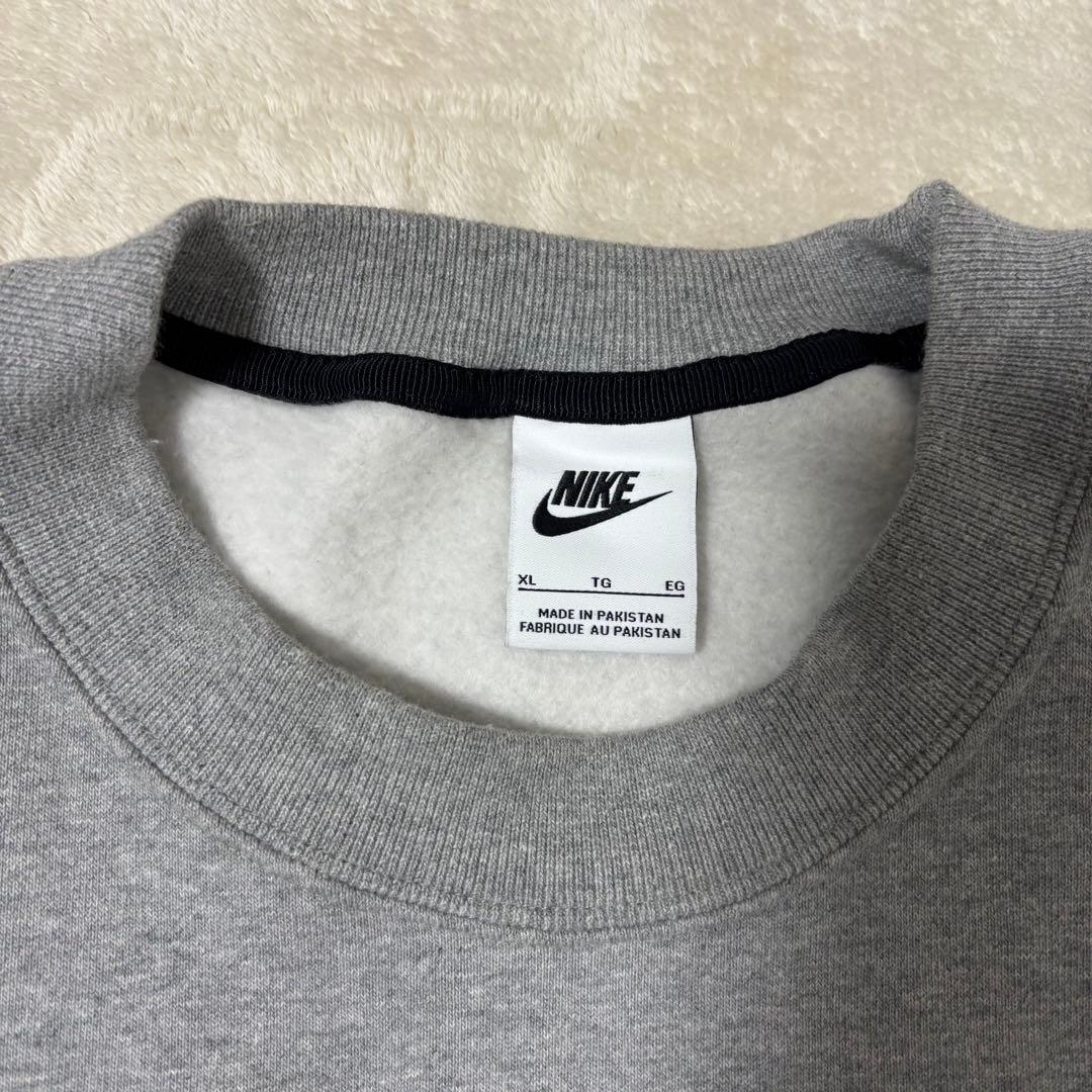 Stussy x Nike コラボ　クルーネックスウェット　グレー　XL