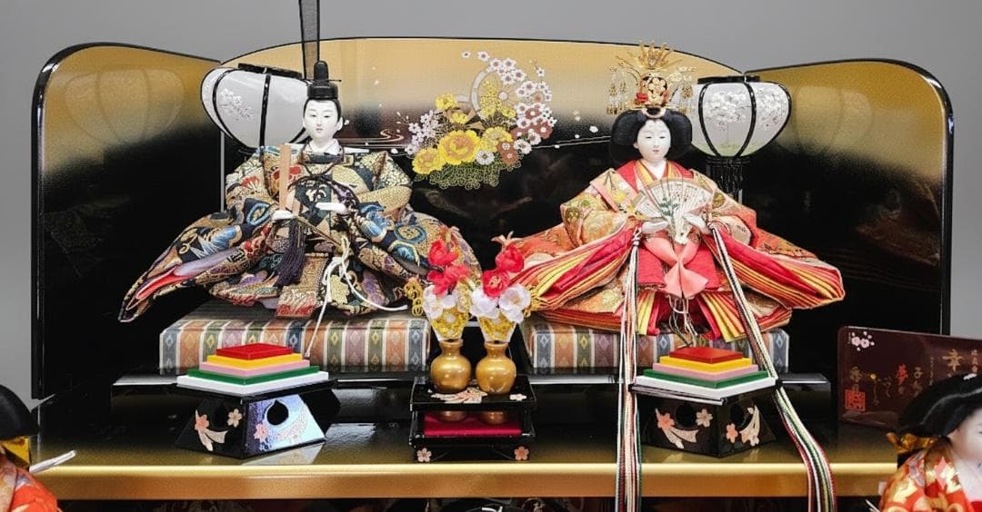 【極美品】秀月 雛人形 三段飾り 揃い 伝統工芸