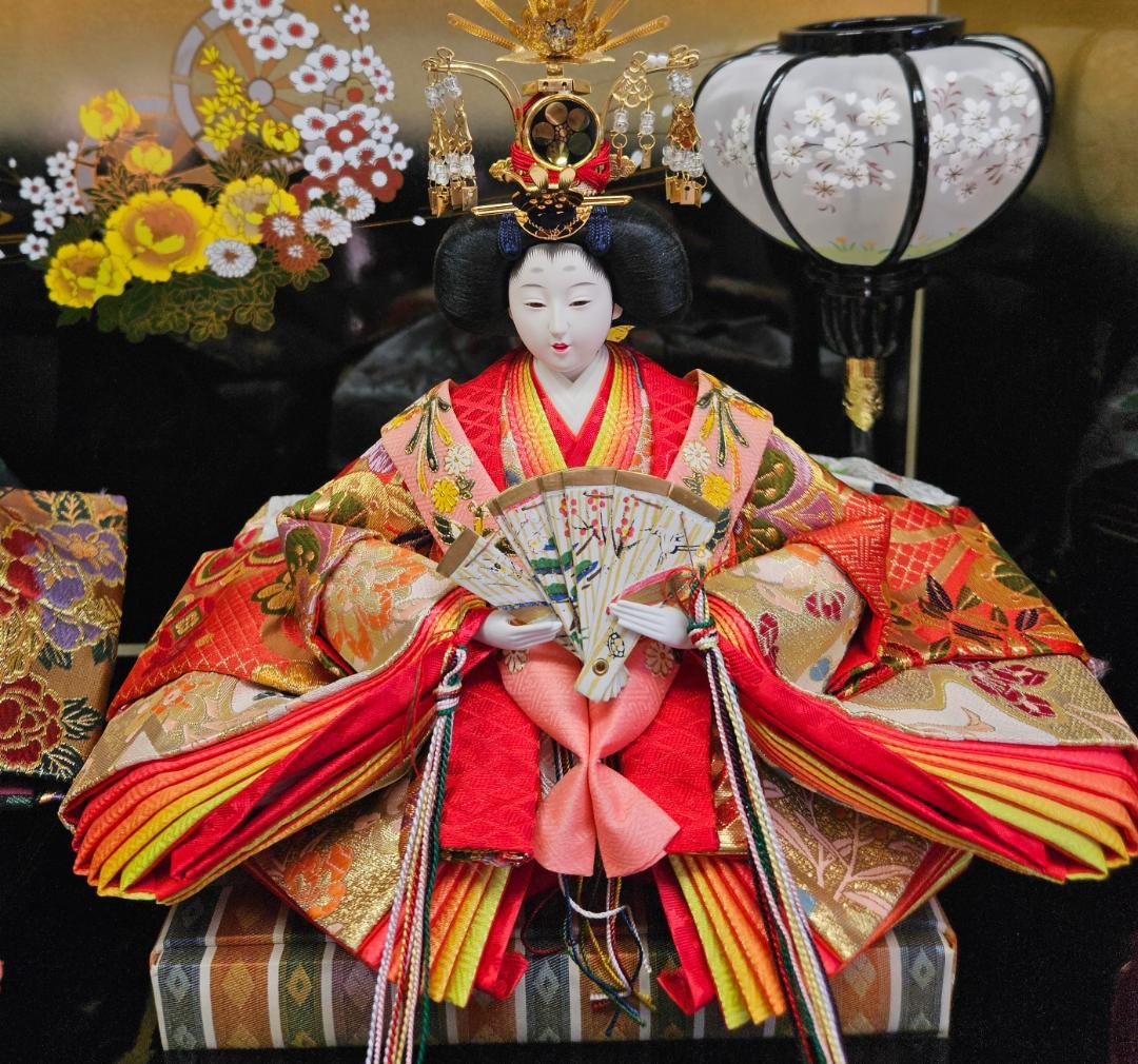 【極美品】秀月 雛人形 三段飾り 揃い 伝統工芸