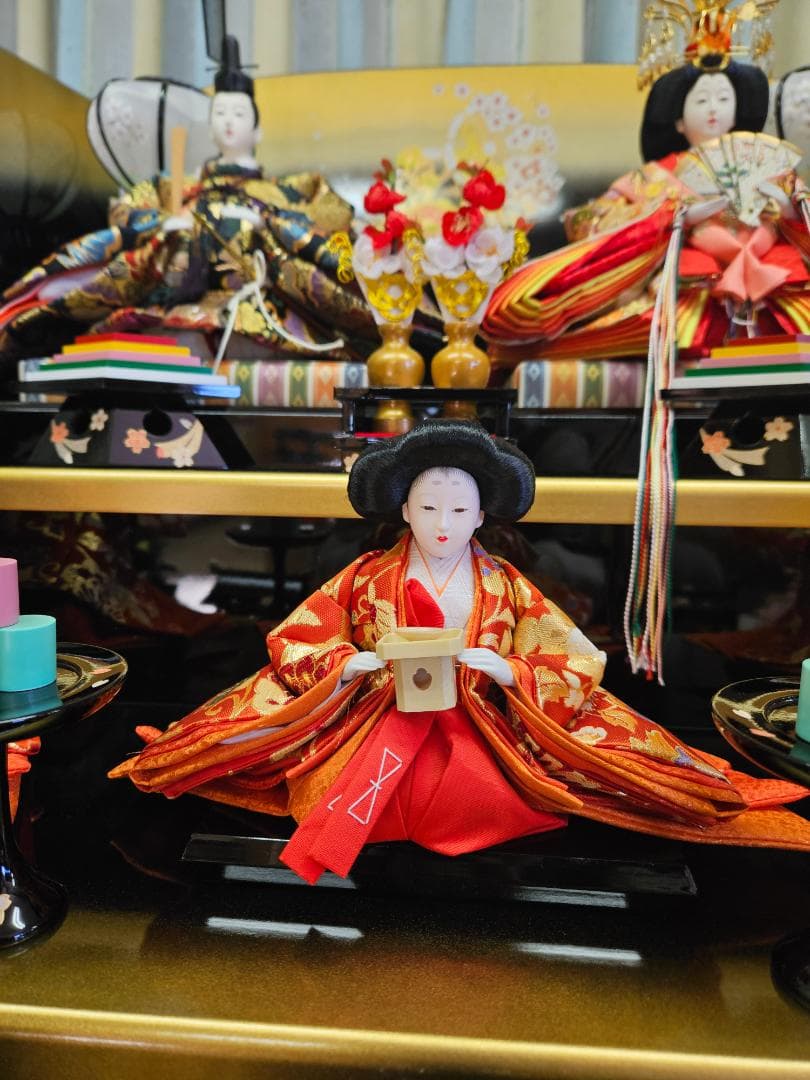 【極美品】秀月 雛人形 三段飾り 揃い 伝統工芸