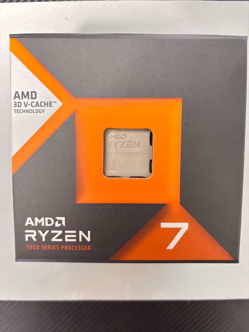 Ryzen 7 7800x3D (cpuクーラー無し)