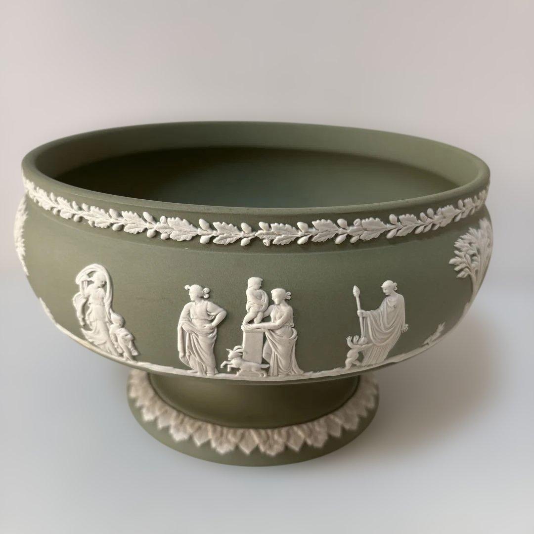 ウェッジウッド  ジャスパー 陶器 ボウル型 花器