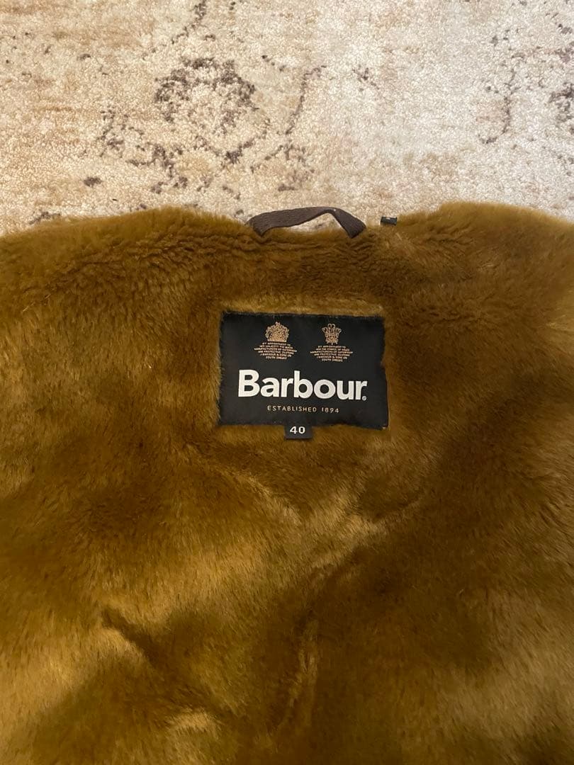 【美品】Barbour ファーベスト サイズ40