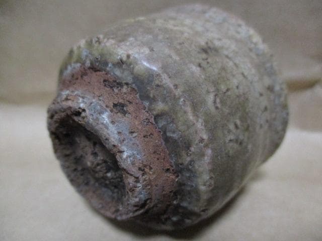 古萩焼　ぐい呑み　I38-2