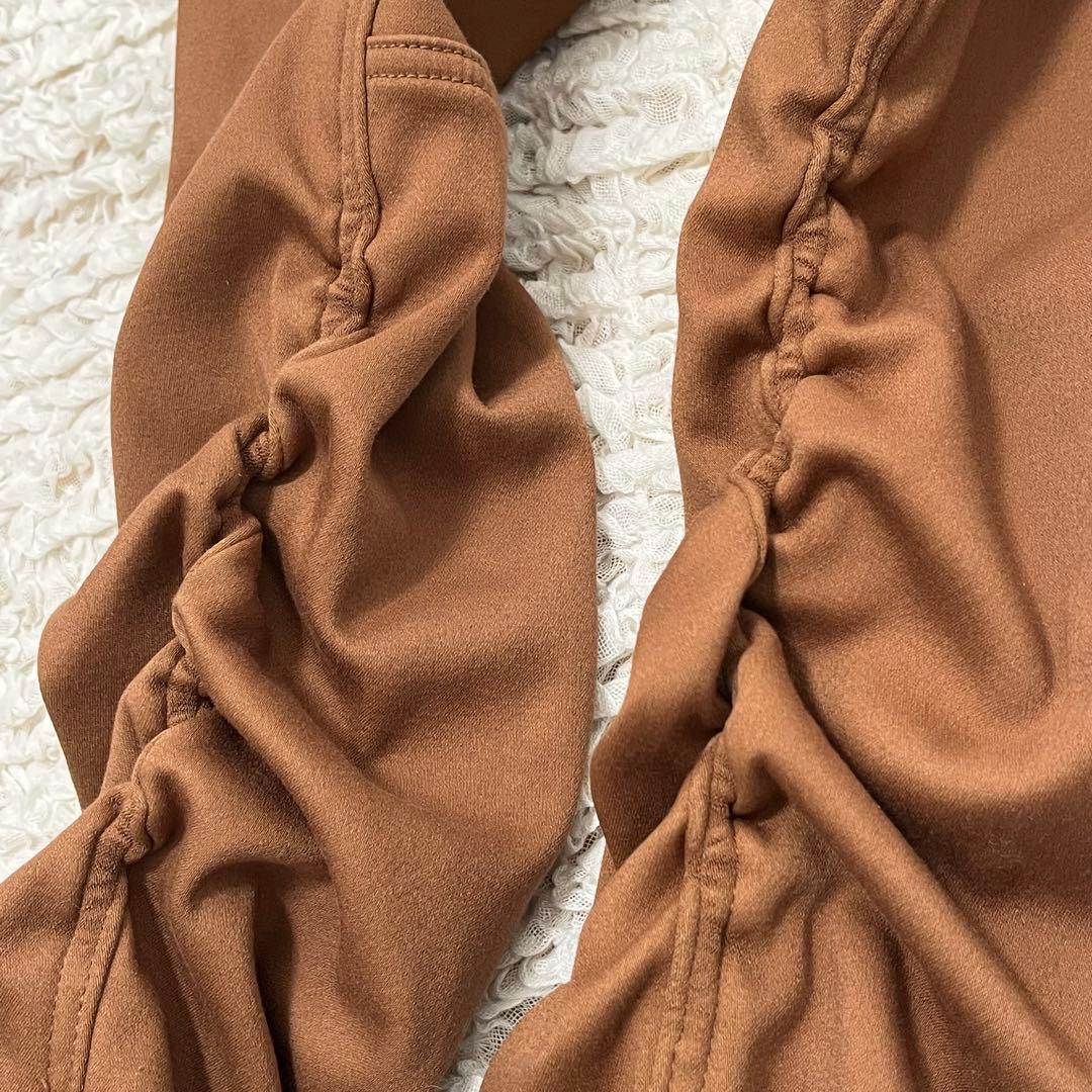 【新品未使用】ラッセルノWARM SKINNY GATHER PANTS 裏起毛