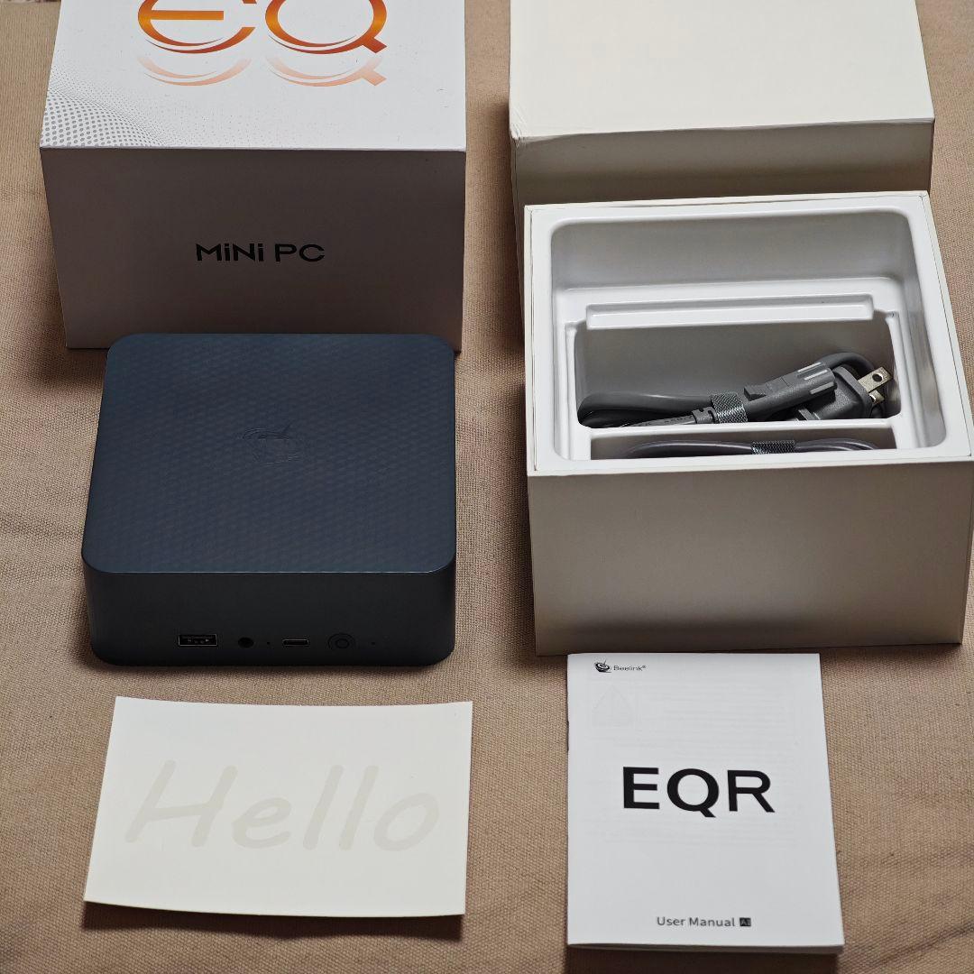 ミニPC Beelink EQR6 Ryzen 7 7735hs 24GB 500GB