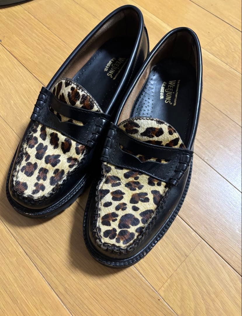 G.H.BASS ローファー レオパード ジーエイチバス ghbass