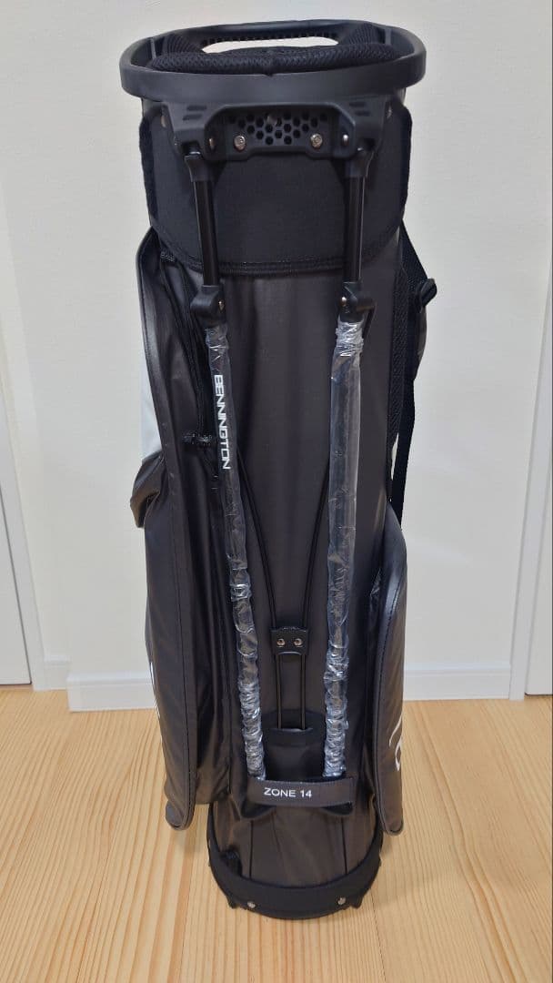 BENNINGTON ZONE ゴルフ・キャディバッグ グレー/オレンジ14分割
