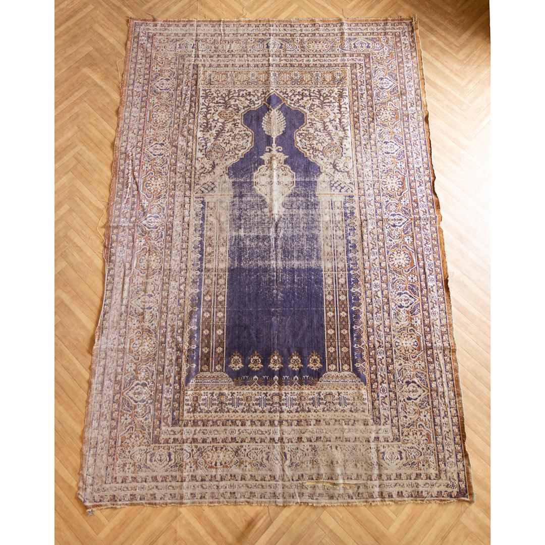 アンティーク　ヴィンテージラグ　シャビー