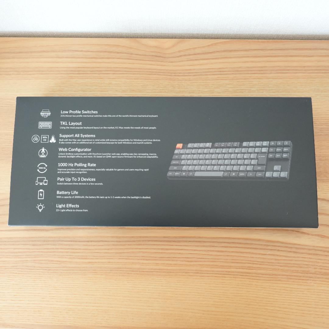 Keychron K1 Max JIS 静音赤軸