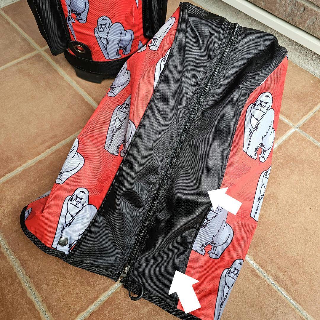 【ラウンドマウス】人気ゴリラ 9型キャディバック 多機能モデル 男女兼用