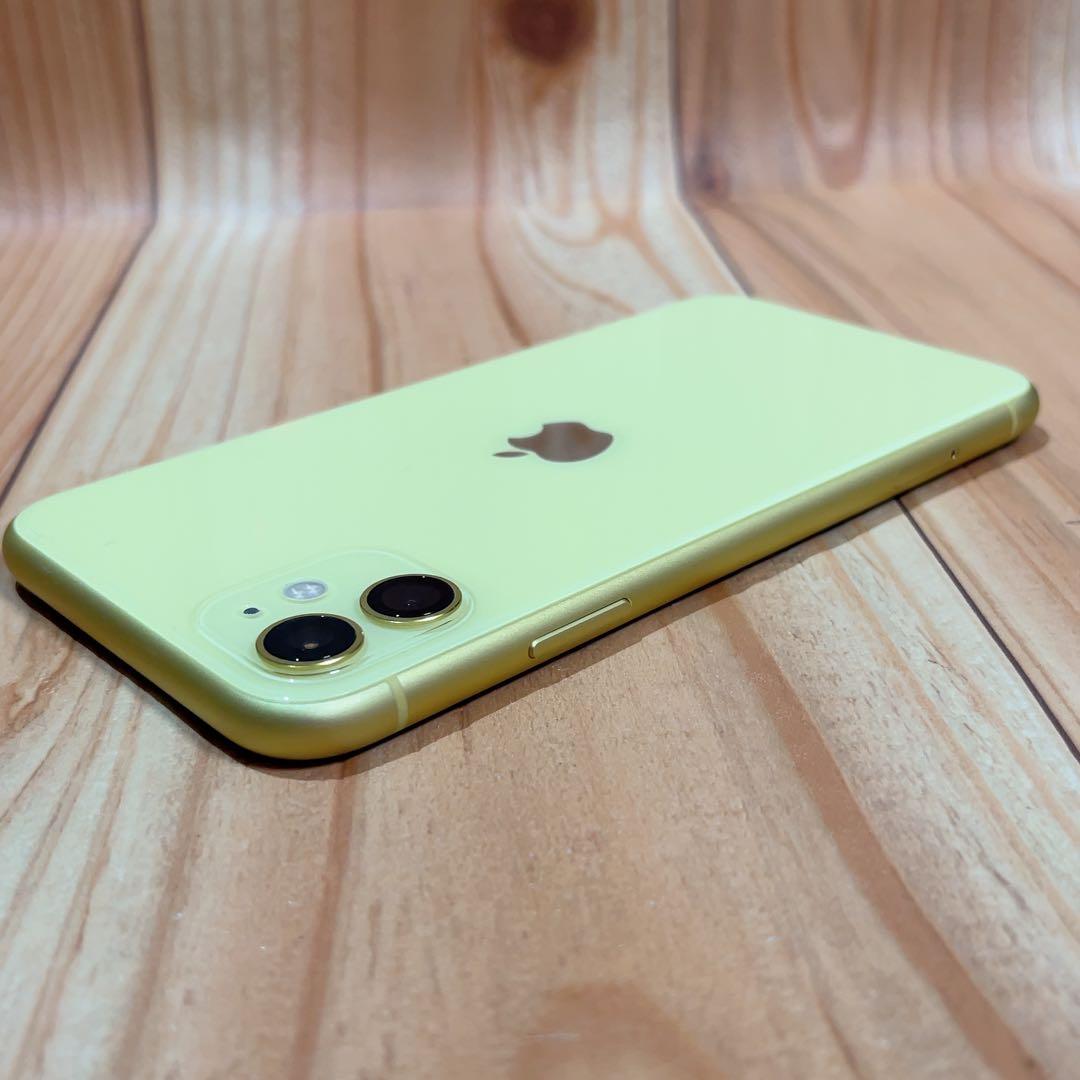 SIMフリー 本体 iPhone 11 64 GB 605 イエロー 電池良好