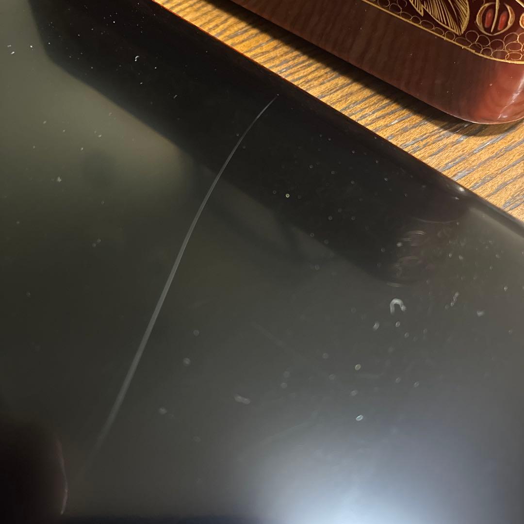 輪島塗 漆器 2段重箱 共箱・台付き