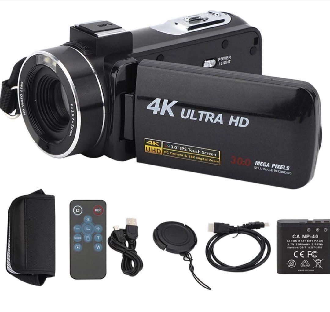 ビデオカメラ一式　本体　4K