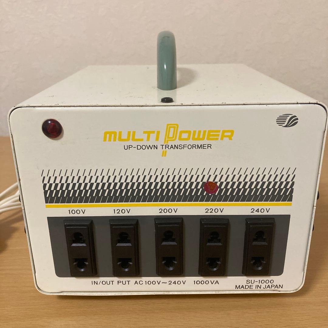 スワロー電機　MULTI POWER SU-1000 変圧トランス（昇降圧）