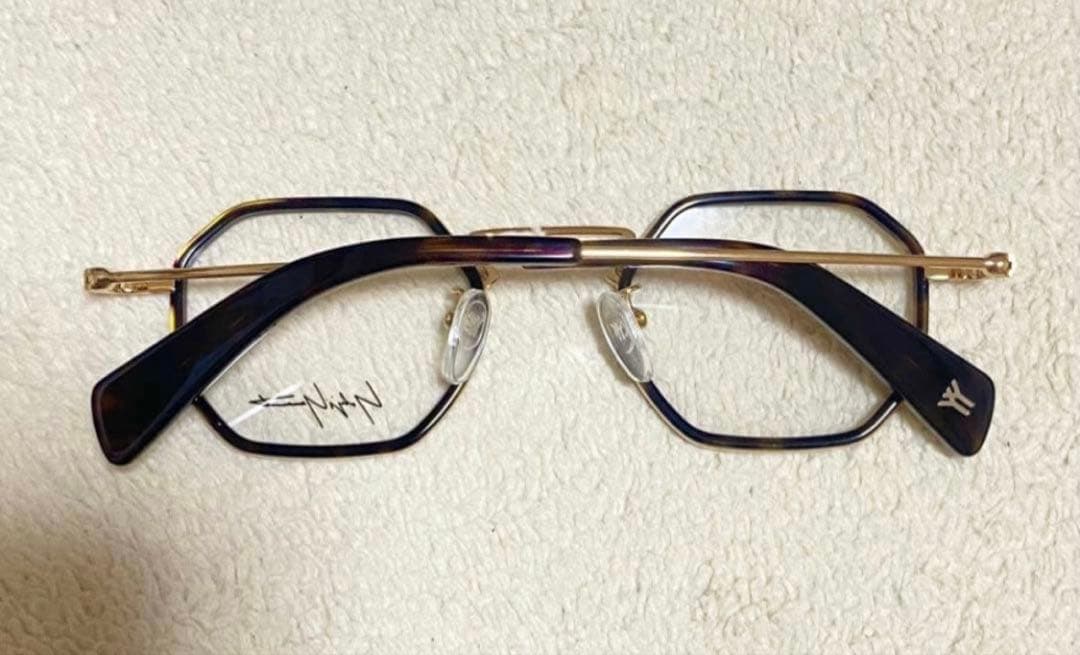 新品　Yohji Yamamoto ヨウジ ヤマモト　眼鏡　オクタゴン　べっ甲
