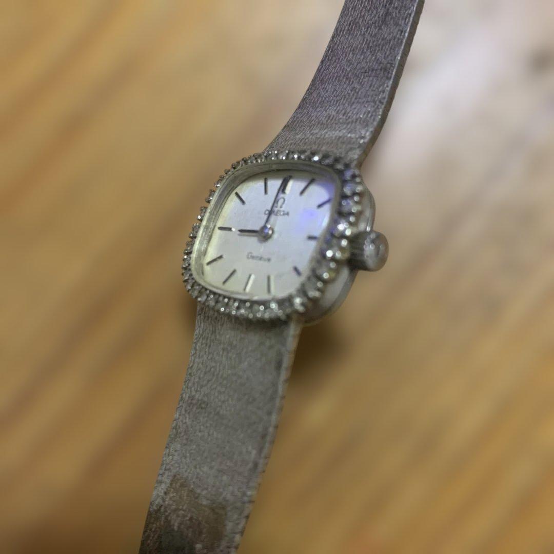 OMEGA Geneva ダイヤベゼル シルバー 時計